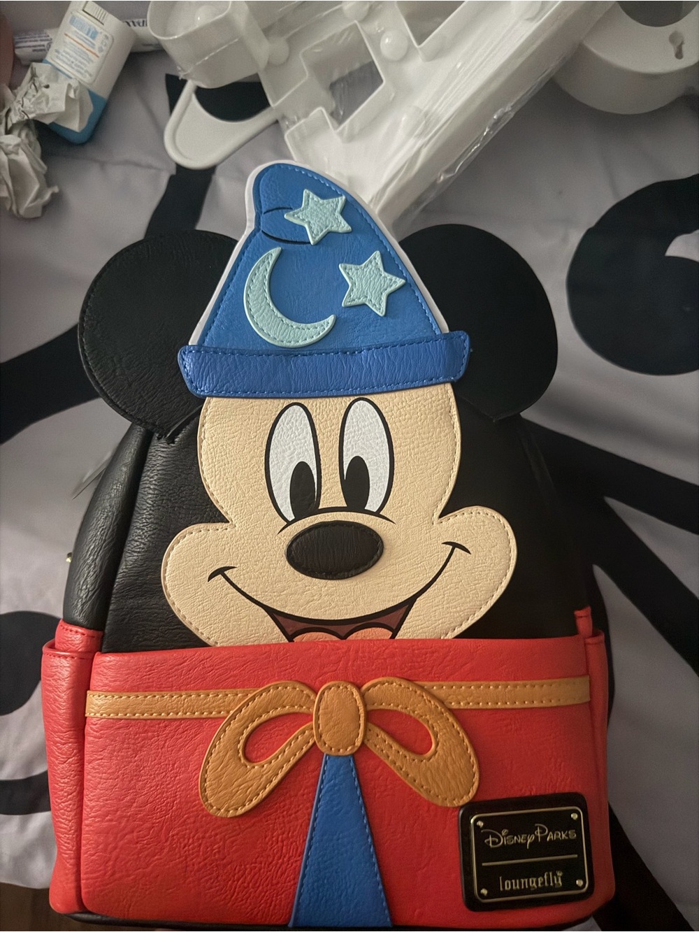 Loungefly Disney Fantasia Sorcerer Mickey Cosplay Mini Backpack NWT